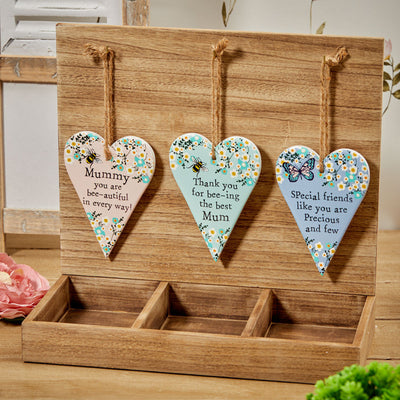 Blooming Lovely Heart Hangers