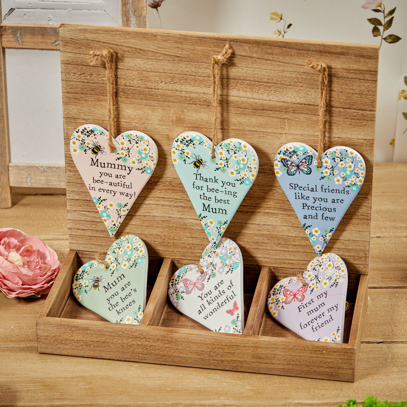 Blooming Lovely Heart Hangers