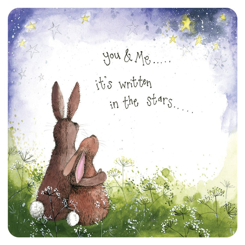 Written In Stars Rabbits Coaster